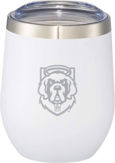 D Youville Corzo Vacuum Insulated Cup 12oz D Youville Athletics Mascot Engraved
