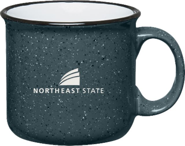 Northeast State Campfire Mug 15 oz Northeast State with Icon Stacked Engraved - ONLINE ONLY