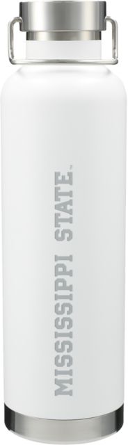 Mississippi State Thor Copper Vacuum Insulated Bottle 32oz Mississippi State Flat Word Mark Engraved