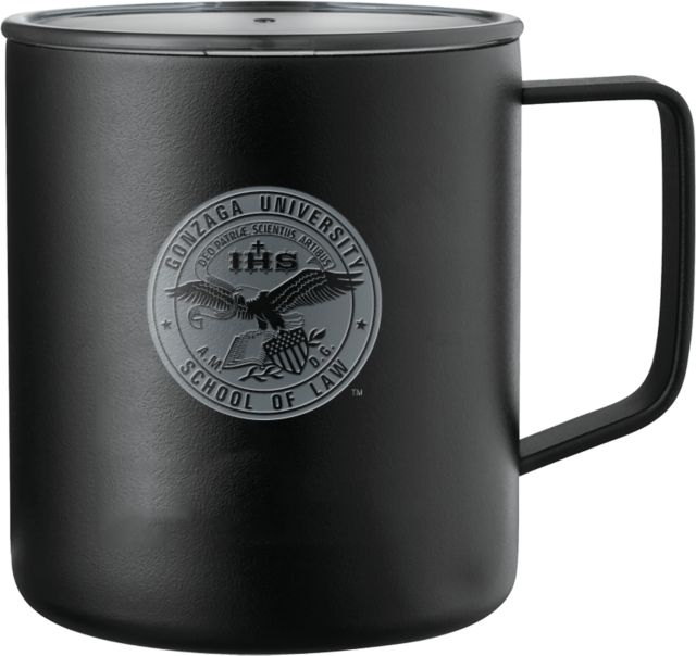Gonzaga Rover Camp Vacuum Insulated Mug 14oz Gonzaga Law Seal Engraved - ONLINE ONLY