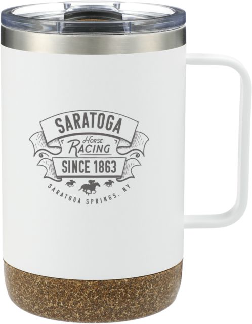 Saratoga Valhalla Vacuum Insulated Camp White Mug 14 oz