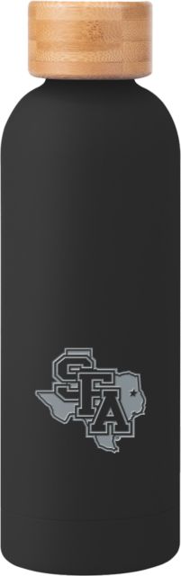 Stephen F Austin Blair Stainless Bottle w/ Bamboo Lid 17 oz SFA Primary Athletics Mark Engraved - ONLINE ONLY