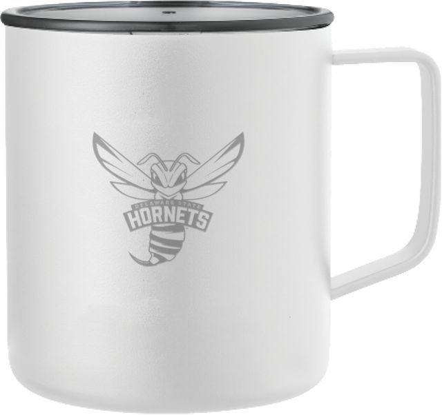 Delaware State Rover Camp Vacuum Insulated Mug 14oz Delaware State Athletic Primary Mark Engraved - ONLINE ONLY
