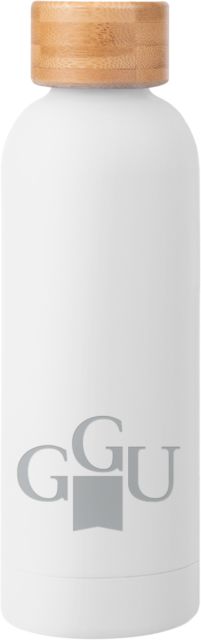 Golden Gate Blair Stainless Bottle w/ Bamboo Lid 17 oz Golden Gate University Insignia Tiny Engraved - ONLINE ONLY