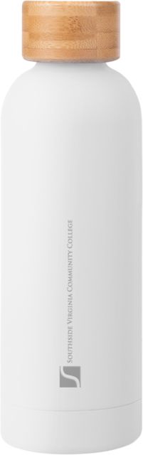 Virginia CC System Blair Stainless Bottle w/ Bamboo Lid 17 oz Southside Virginia Community College One Line Engraved - ONLINE ONLY