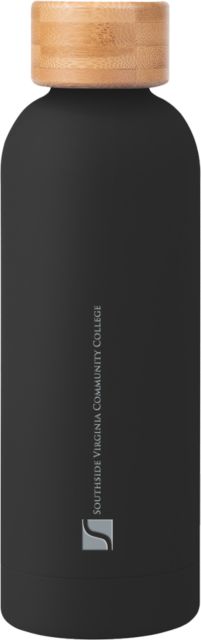 Virginia CC System Blair Stainless Bottle w/ Bamboo Lid 17 oz Southside Virginia Community College One Line Engraved - ONLINE ONLY
