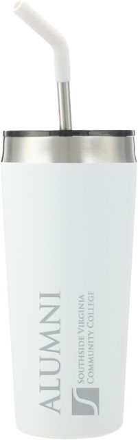 Virginia CC System Faye Vacuum Tumbler w/ Stainless Straw 20 oz Alumni - Southside Virginia Community College Engraved - ONLINE ONLY