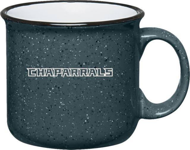 DuPage Campfire Mug 15 oz Chaparrals Flat Engraved - ONLINE ONLY