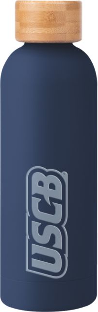 South Carolina Beaufort Blair Stainless Bottle w/ Bamboo Lid 17 oz USCB Athletics Wordmark Engraved - ONLINE ONLY