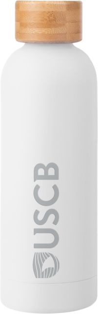 South Carolina Beaufort Blair Stainless Bottle w/ Bamboo Lid 17 oz USCB Institutional Wordmark Engraved - ONLINE ONLY