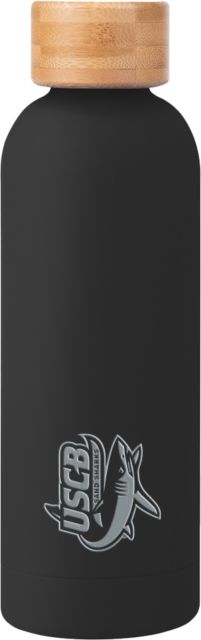 South Carolina Beaufort Blair Stainless Bottle w/ Bamboo Lid 17 oz USCB Primary Athletics Mark Engraved - ONLINE ONLY