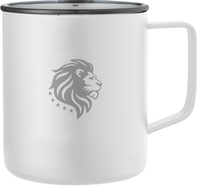 Florida Memorial Rover Camp Vacuum Insulated Mug 14oz Lion Head Engraved - ONLINE ONLY