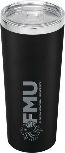 Florida Memorial Thor Vacuum Insulated Tumbler 22oz Florida Memorial University Primary Mark Reversed Engraved - ONLINE ONLY