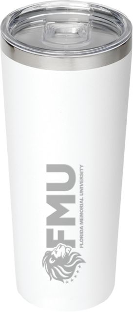 Florida Memorial Thor Vacuum Insulated Tumbler 22oz Florida Memorial University Primary Mark Engraved - ONLINE ONLY