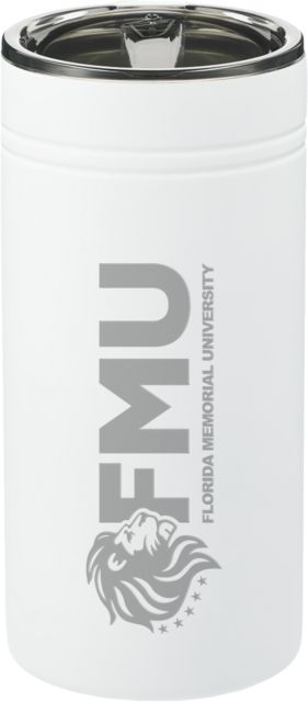 Florida Memorial Sherpa Vacuum Tumbler & Insulator 12oz Florida Memorial University Primary Mark Engraved - ONLINE ONLY