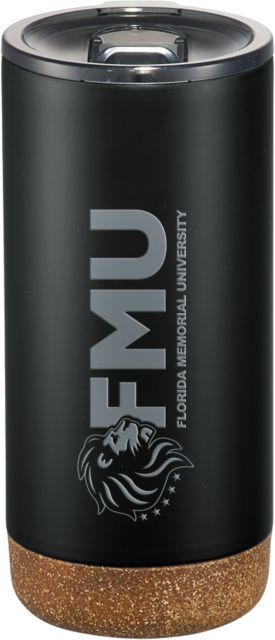 Florida Memorial Valhalla Vacuum Insulated Tumbler 16oz Florida Memorial University Primary Mark Reversed Engraved - ONLINE ONLY
