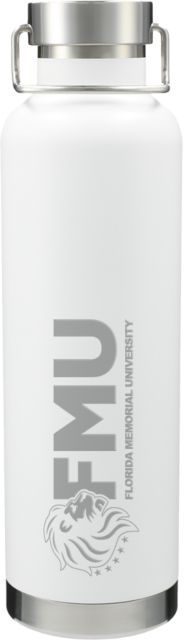 Florida Memorial Thor Copper Vacuum Insulated Bottle 32oz Florida Memorial University Primary Mark Reversed Engraved - ONLINE ONLY