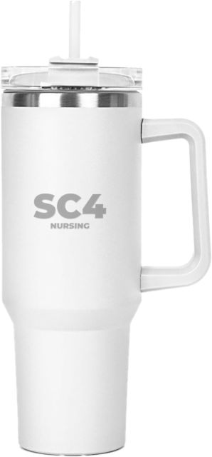 St. Clair  Hippo Mug & Straw Lid with Twist Closure 40 oz SC4 - Nursing Engraved - ONLINE ONLY