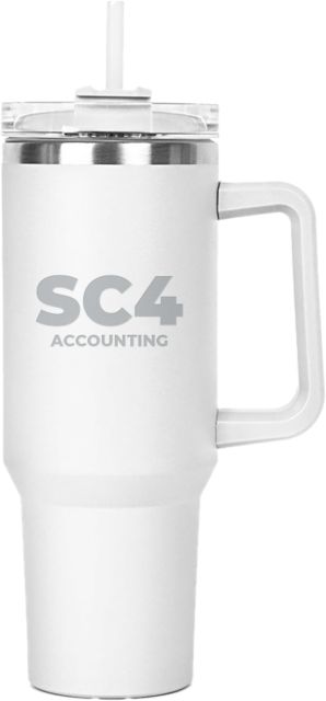 St. Clair Hippo Mug & Straw Lid with Twist Closure 40 oz SC4 - Accounting Engraved - ONLINE ONLY