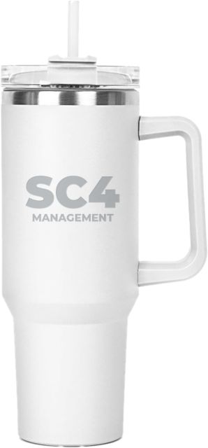 St. Clair Hippo Mug & Straw Lid with Twist Closure 40 oz SC4 - Management Engraved - ONLINE ONLY