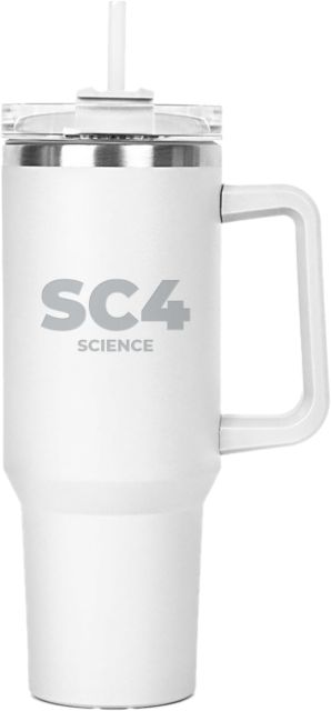 St. Clair Hippo Mug & Straw Lid with Twist Closure 40 oz SC4 - Science Engraved - ONLINE ONLY