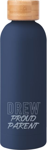 Drew University Blair Stainless Bottle w/ Bamboo Lid 17 oz Drew Proud Parent Engraved - ONLINE ONLY