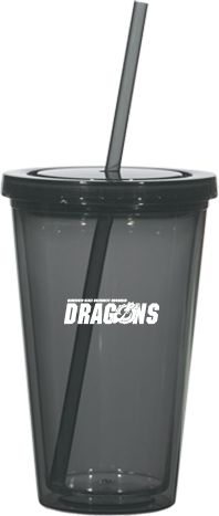 MSUM Madison Double Wall Tumbler w/Straw 16oz Official Logo - ONLINE ONLY