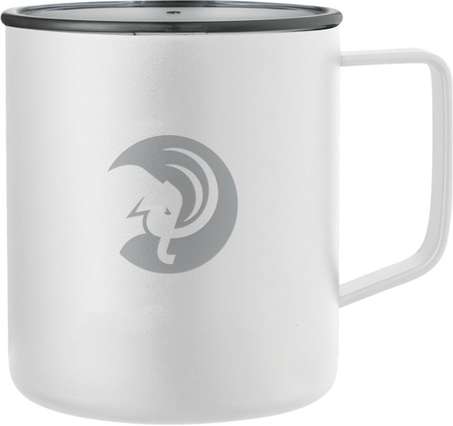 Amherst College Rover Camp Vacuum Insulated Mug 14oz Circle Mammoth Head Engraved - ONLINE ONLY