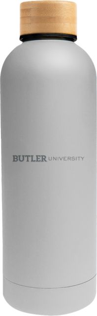 Butler Blair Stainless Bottle w/ Bamboo Lid 17 oz Butler University Wordmark Engraved - ONLINE ONLY