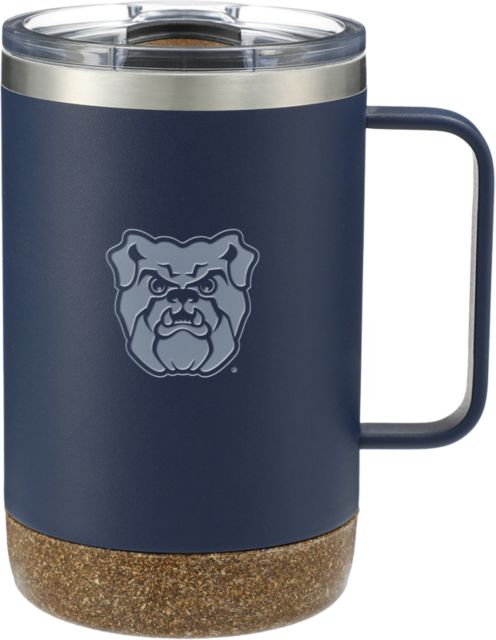 Butler Valhalla Vacuum Insulated Camp Mug 14oz Butler University Bulldog Head Reversed Engraved - ONLINE ONLY