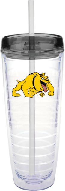 Bowie State Tritan Double Wall Tumbler w/Charcoal Top 26oz Primary Mark - ONLINE ONLY