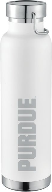Purdue Thor Copper Vacuum Insulated Bottle 22oz Purdue Athletic Wordmark Engraved