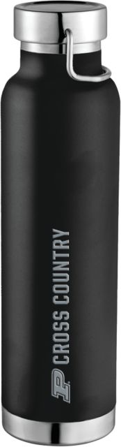 Purdue Thor Copper Vacuum Insulated Bottle 22oz Purdue P - Cross Country Engraved