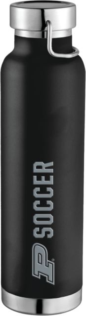 Purdue Thor Copper Vacuum Insulated Bottle 22oz Purdue P - Soccer Engraved