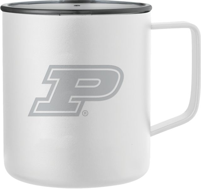 Purdue Rover Camp Vacuum Insulated Mug 14oz Secondary Athletic Mark Engraved