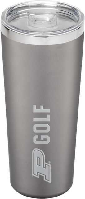 Purdue Thor Vacuum Insulated Tumbler 22oz Purdue P - Golf Engraved