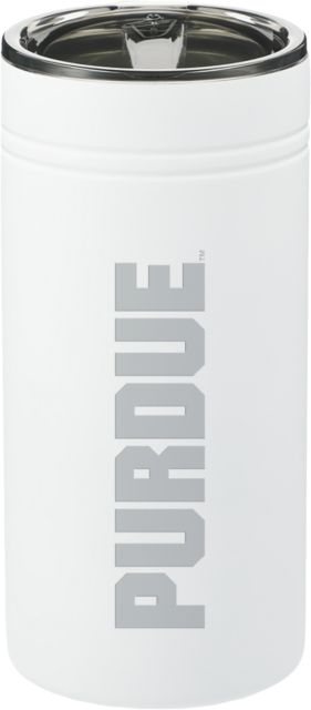 Purdue Sherpa Vacuum Tumbler and Insulator 12oz Purdue Athletic Wordmark Engraved
