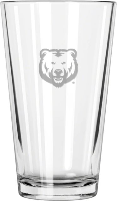 Northern Colorado Libbey Pint Glass 16oz UNC Bear Logo Engraved - ONLINE ONLY