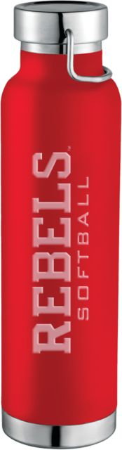 Ole Miss Thor Copper Vacuum Insulated Bottle 22oz Ole Miss Rebels Softball Engraved - ONLINE ONLY