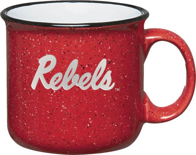 Ole Miss Campfire Mug 15 oz Ole Miss Rebels Script Engraved - ONLINE ONLY