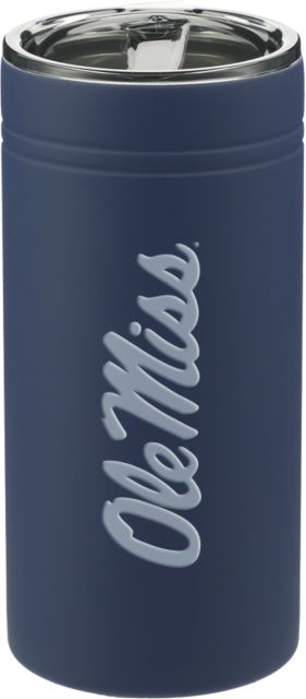 Ole Miss Sherpa Vacuum Tumbler & Insulator 11oz Ole Miss Script - Official Wordmark Engraved - ONLINE ONLY