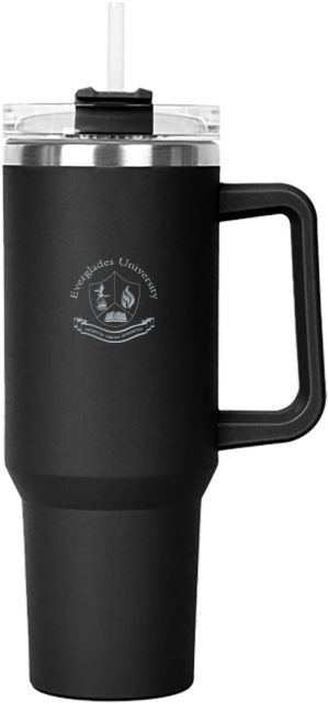 Everglades University Hippo Mug & Straw Lid with Twist Closure 40 oz Everglades University SealA Trademark - ONLINE ONLY