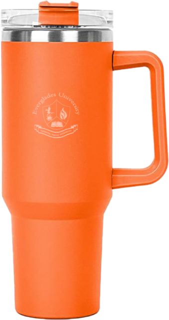 Everglades University Hippo Mug & Straw Lid with Twist Closure 40 oz Everglades University SealA Trademark - ONLINE ONLY