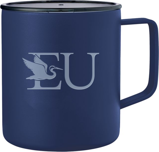 Everglades University Rover Camp Vacuum Insulated Mug 14oz EUA Trademark Engraved - ONLINE ONLY
