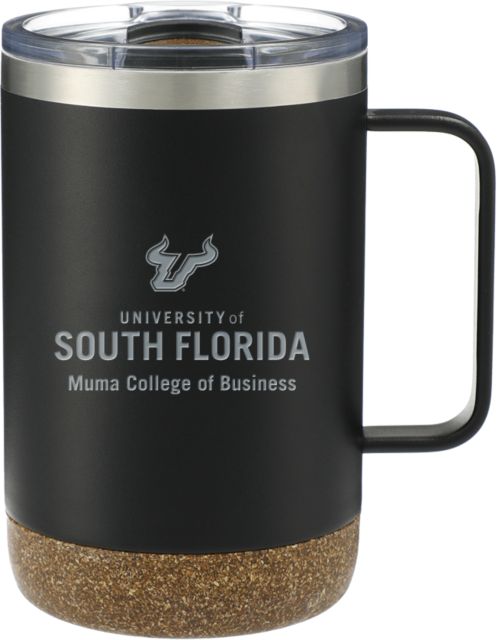 South Florida Valhalla Vacuum Insulated Camp Mug 14oz Muma College of Business Engraved - ONLINE ONLY