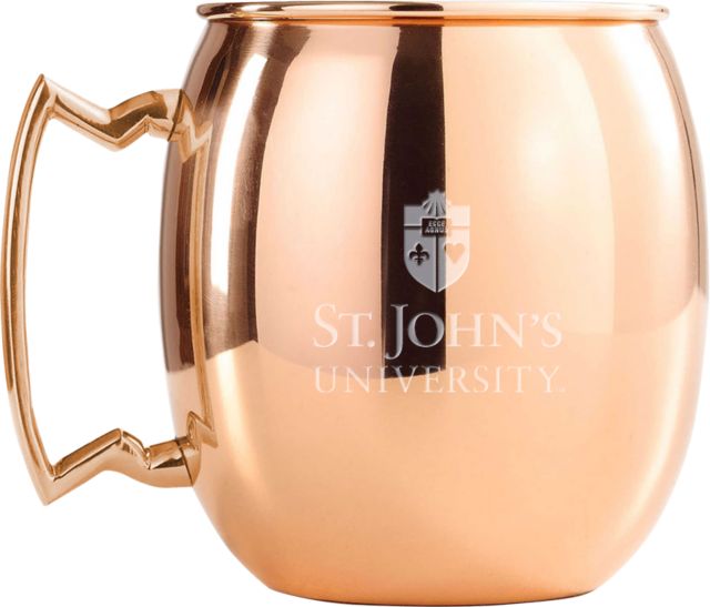 St. Johns Copper Mug 16oz University Mark Stacked Engraved - ONLINE ONLY
