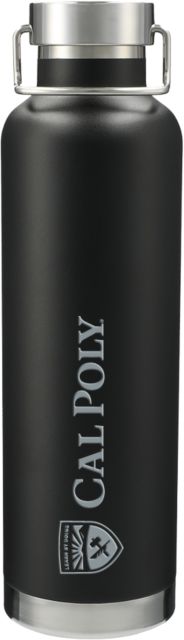 Cal Poly Thor Copper Vacuum Insulated Bottle 32oz Flat Wordmark Engraved - ONLINE ONLY