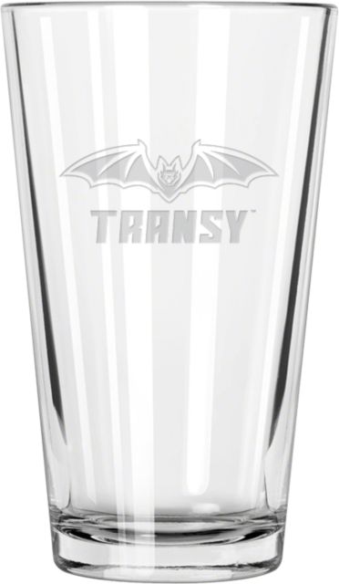 Transylvania Libbey Pint Glass 16oz Primary Athletics Mark Engraved - ONLINE ONLY