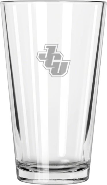 John Carroll Libbey Pint Glass 16oz JCU Engraved - ONLINE ONLY