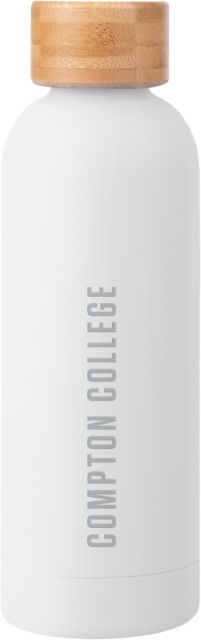 Compton Blair Stainless Bottle w/ Bamboo Lid 17 oz Compton College Flat Engraved - ONLINE ONLY